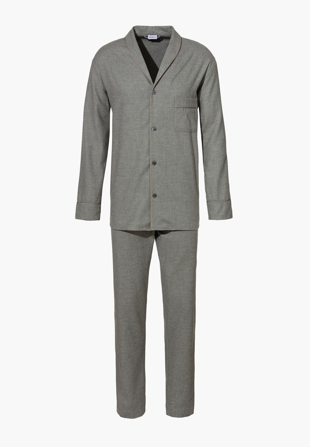 Cozy Flannel | Pyjama longues - grey mélange