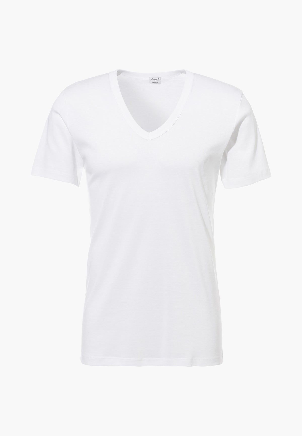 Business Class | T-Shirt Short Sleeve V-Neck - white