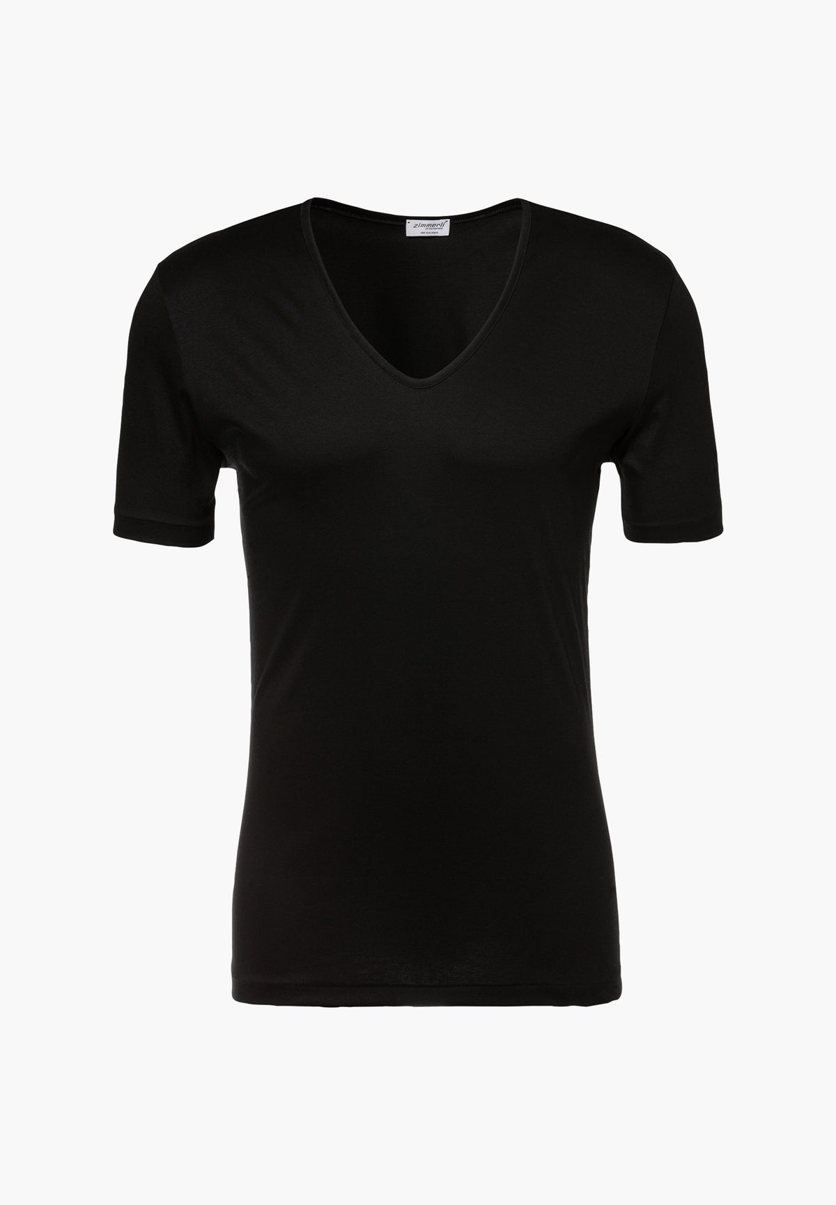 Sea Island | T-Shirt à manches courtes col en V - black