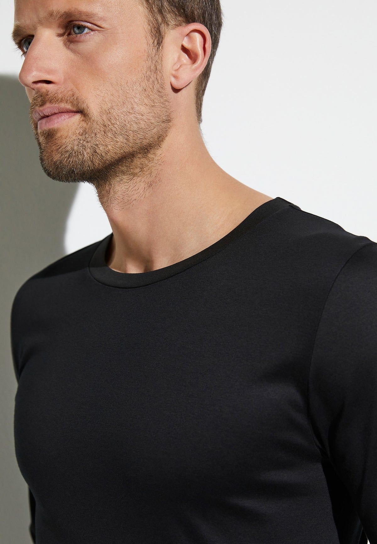 Sea Island | T-Shirt Long Sleeve - black