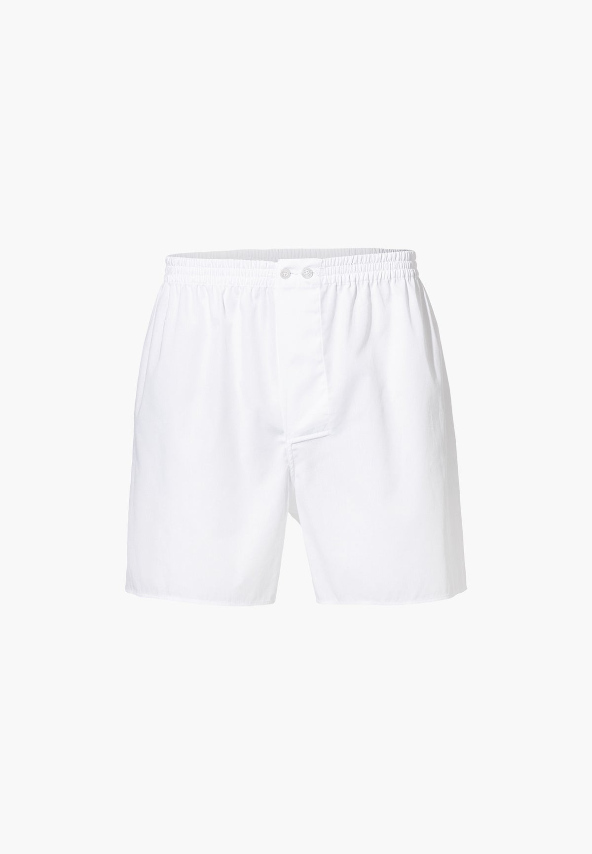 Woven Nightwear | Boxer Shorts - white