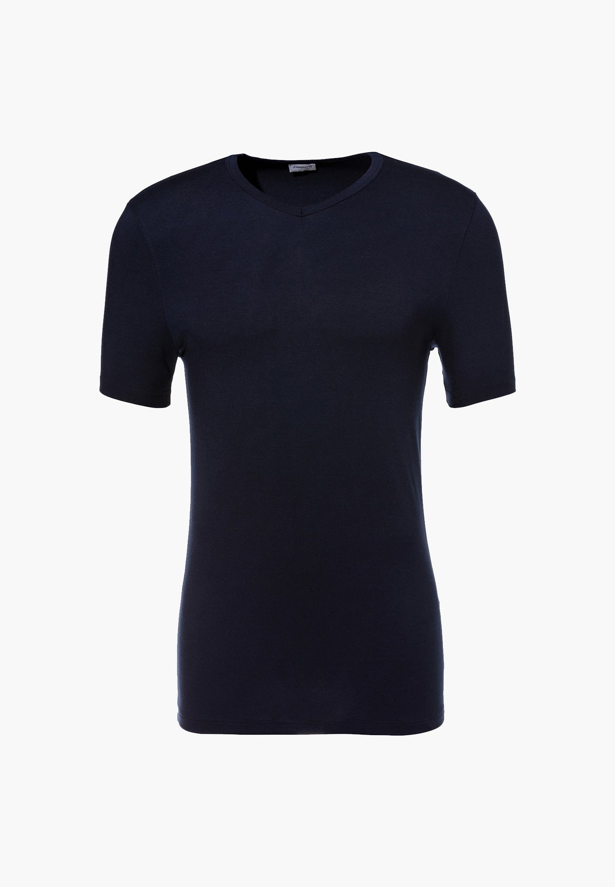Pureness | T-Shirt Short Sleeve V-Neck - navy