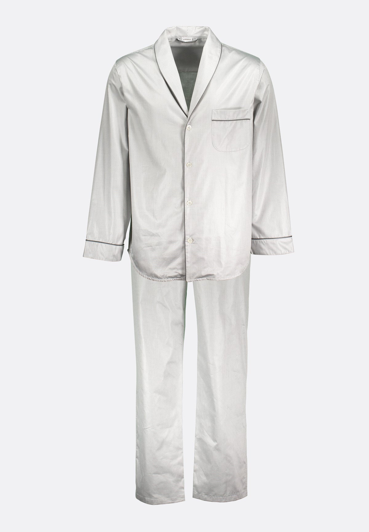 Luxury Jacquard | Pyjama Long - silver