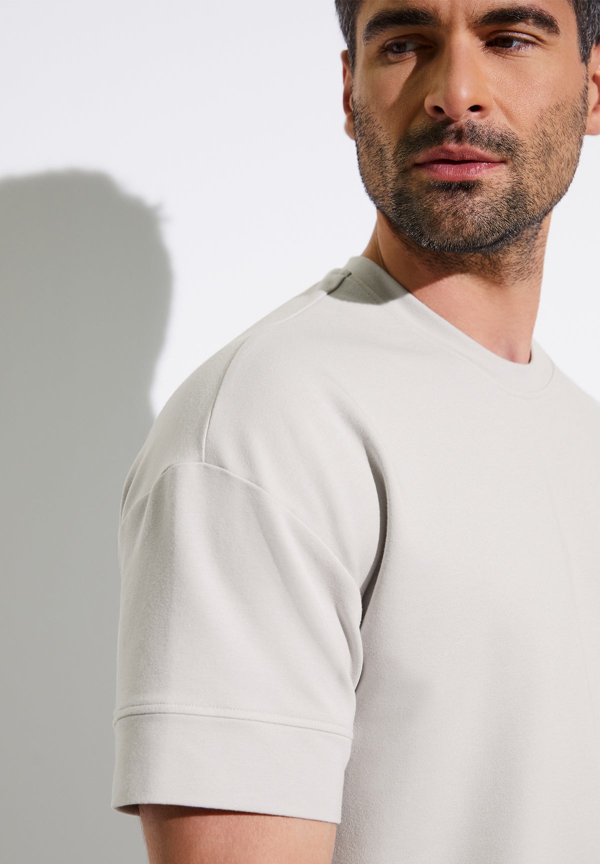 Summer Lounge | T-Shirt Short Sleeve - light grey