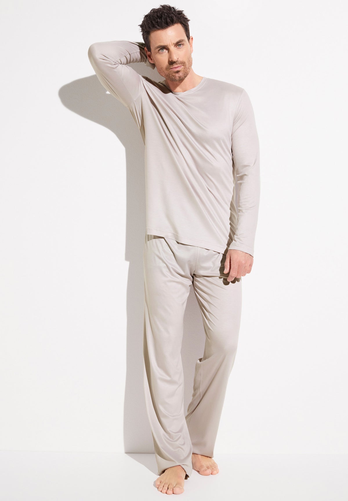 Sustainable Luxury | Pyjama longues - light grey