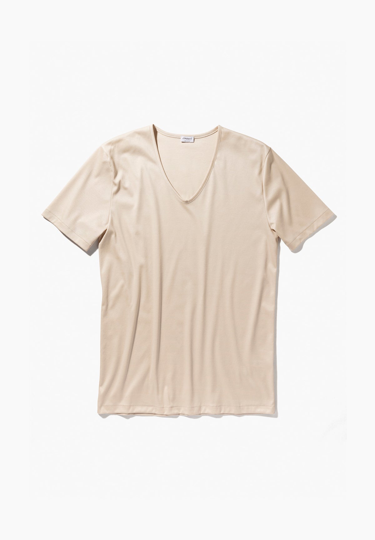 Sea Island | T-Shirt Short Sleeve V-Neck - oatmeal