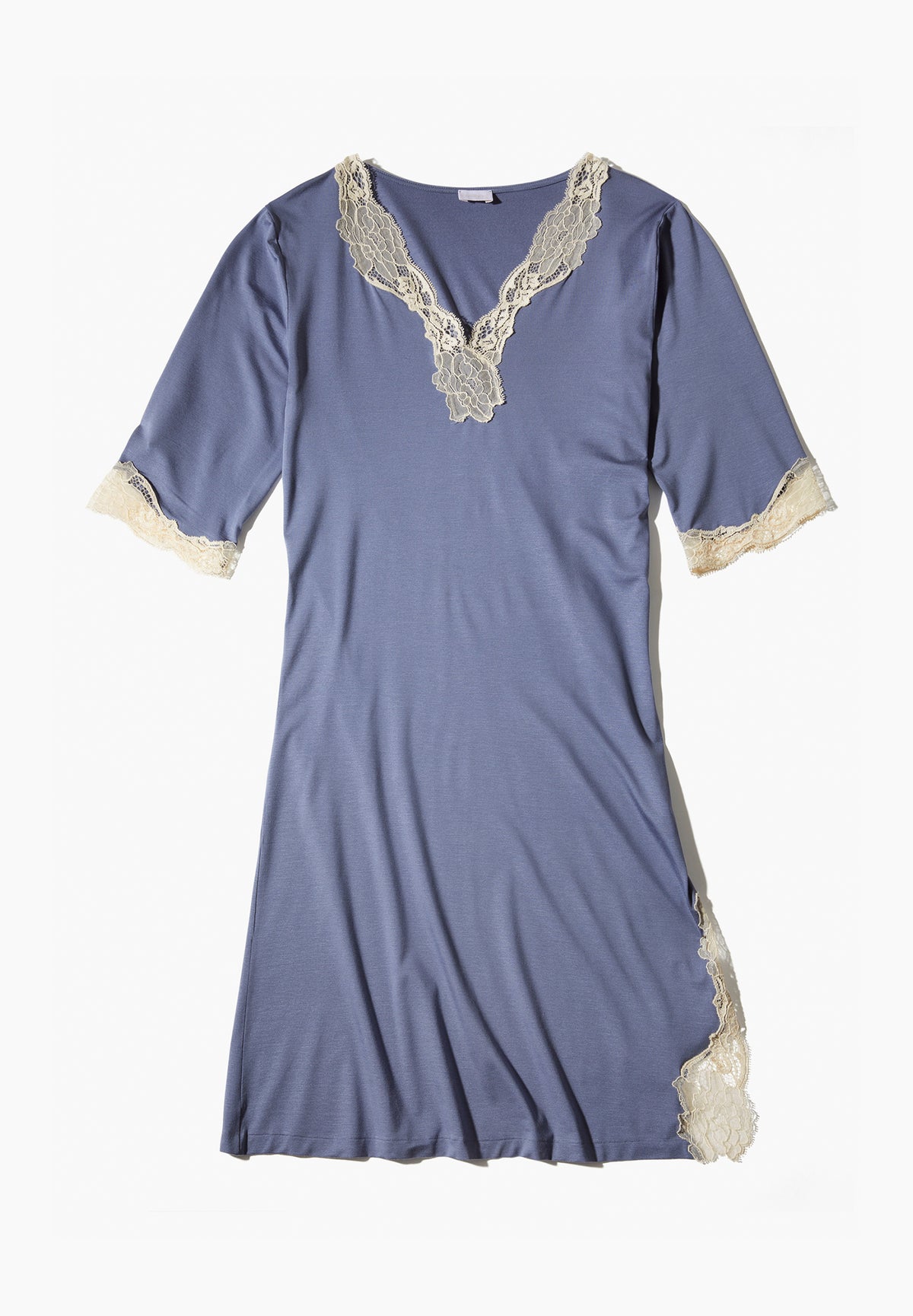Sensual Fashion | Tee-shirt de nuit manches courtes - dusty blue